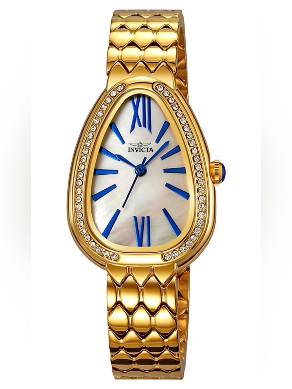 Invicta Celestial Lady Gold Tone Serpenti Watch 25.9mm